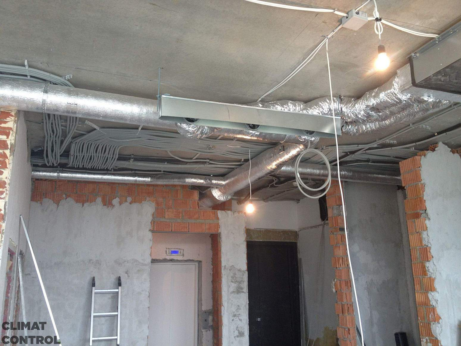 Монтаж вентиляции в квартире, в Железнодорожном